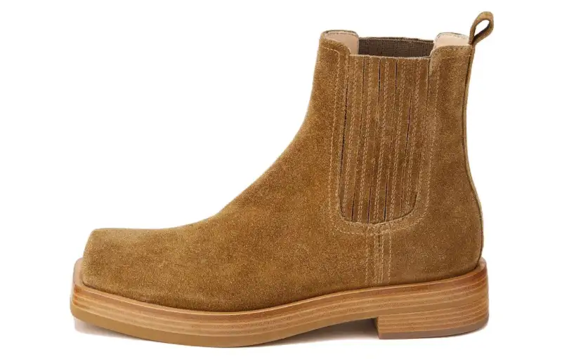 AGL Short Chelsea Boots 3.5cm Women's Camel