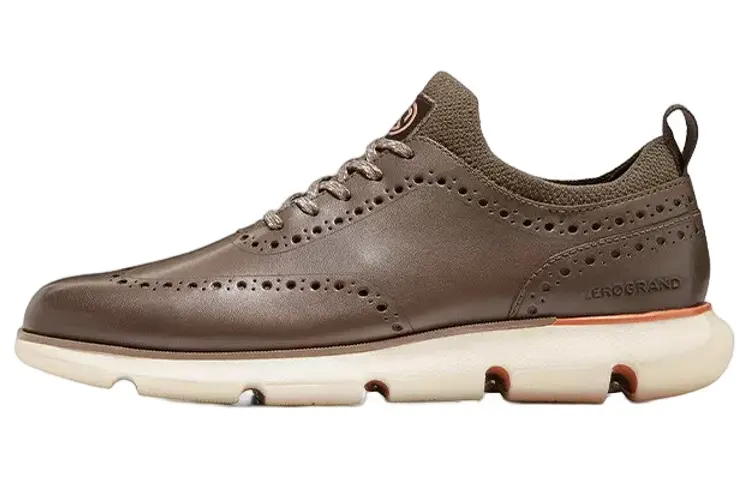 COLE HAAN Textile, Cow Leather Casual Leather Shoes Men's