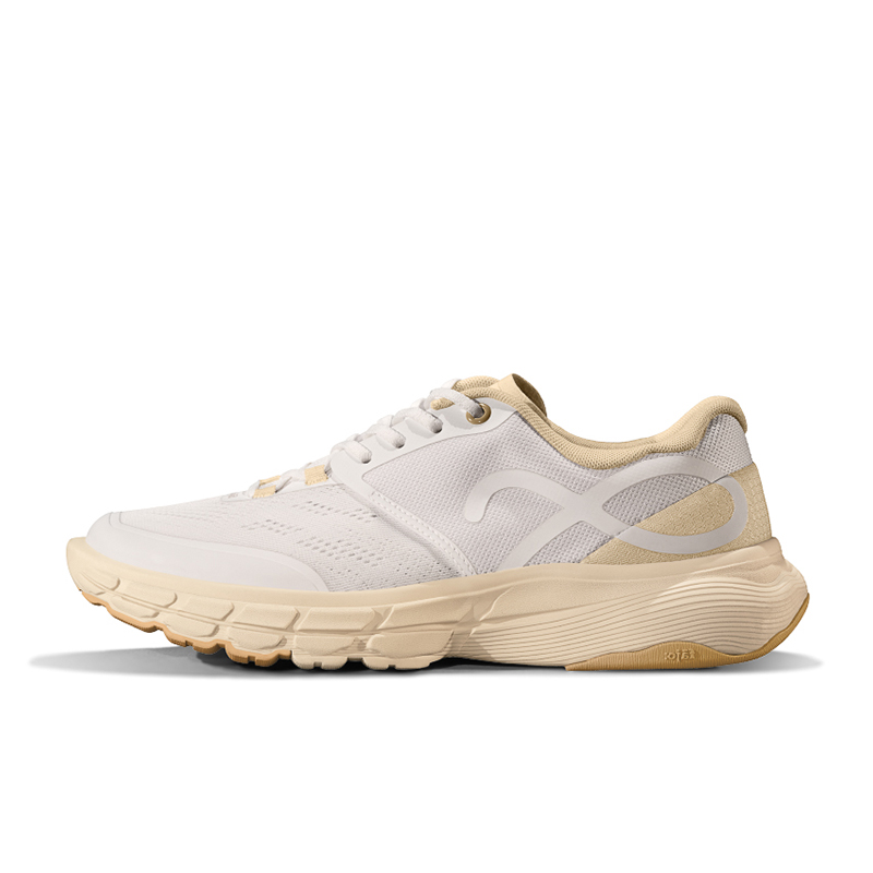 FAJO Running Shoes Unisex Low Top White/Apricot