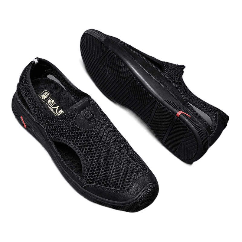 LAORENTOU Fabric Low top Hiking Shoes Men’s