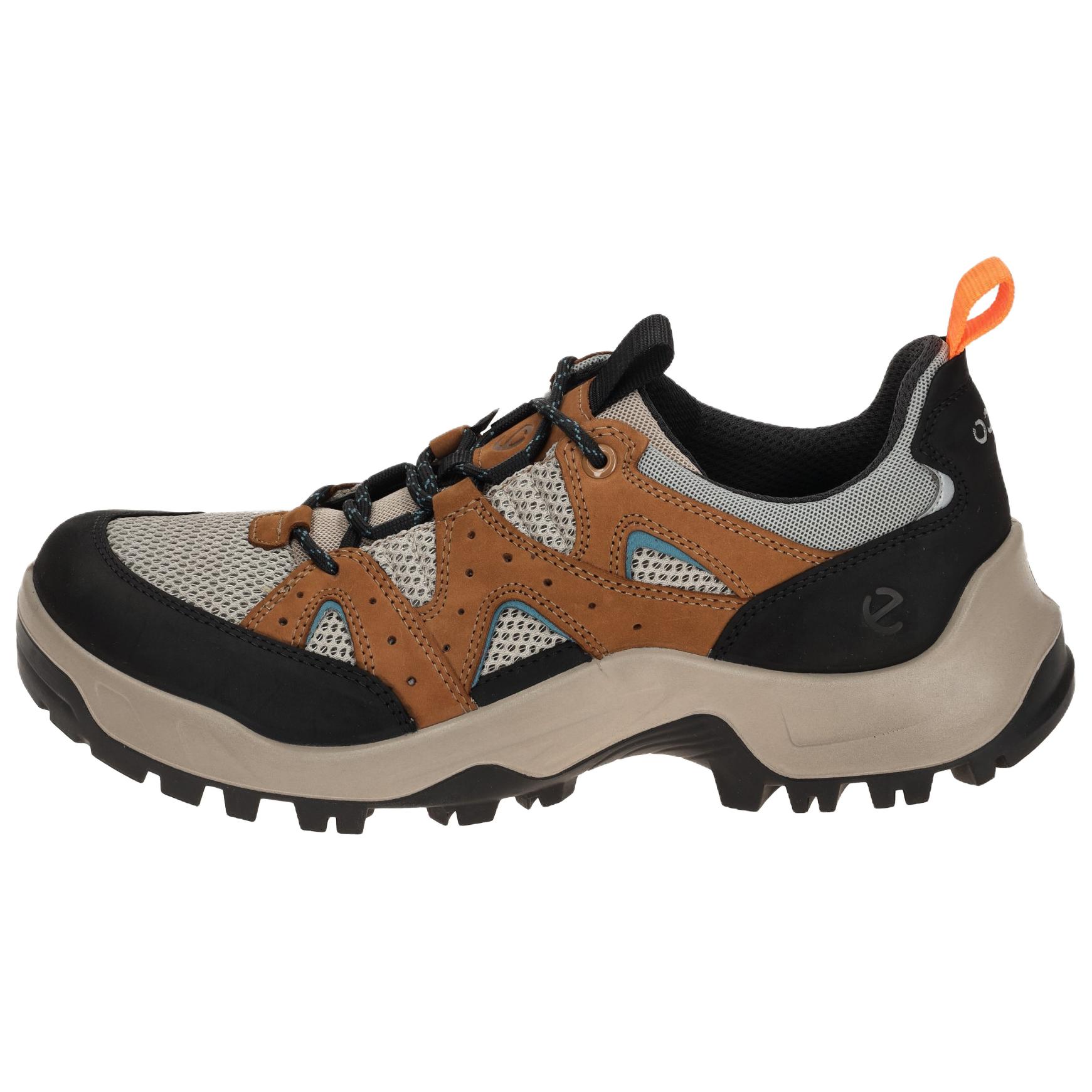 Ecco Off road Series Cow Leather Minimalist Fashion Low top Outdoor Shoes Men’s Black Brown
