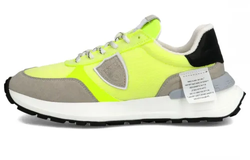 PHILIPPE MODEL Antibes Casual Shoes Women's Low Top Green Gray