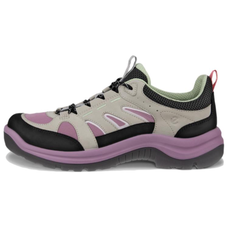 Ecco OFFROAD Leather Low top Outdoor Shoes Women’s Gray Purple