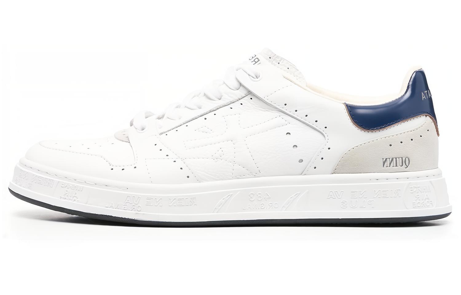 PREMIATA Leather Low top Skateboard Shoes Men's White