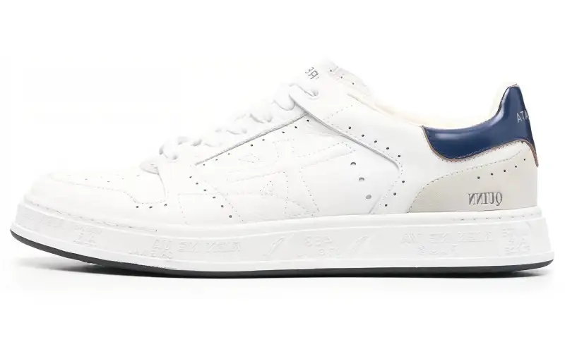 PREMIATA Leather Low top Skateboard Shoes Men's White