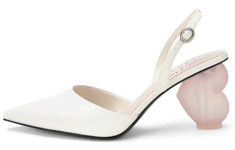 CHARLES&KEITH Valentine's Day Collection Pu Stylish Sandal Women's