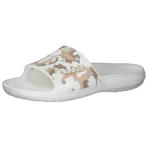 Crocs Classic Shoe White Camouflage Unisex