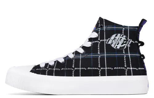 Dickies Canvas Shoes Unisex High Top Black
