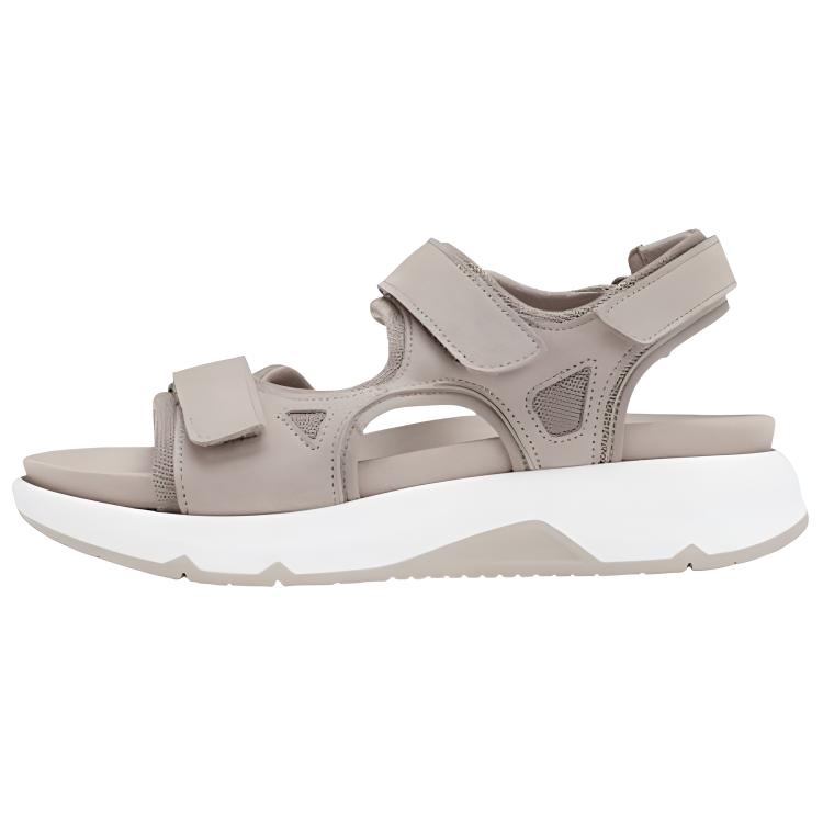 Gabor Leather Beach Sandals Women's Camel