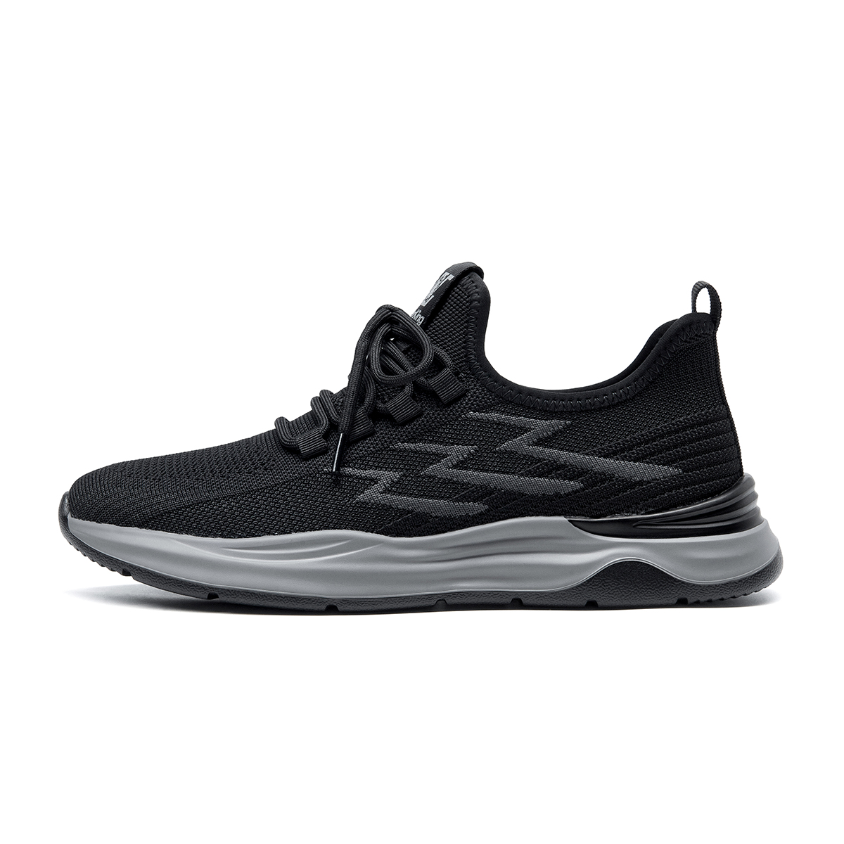 Spider King Fabric Slip Resistant Abrasion Resistant Low top Running Shoes Men’s Black