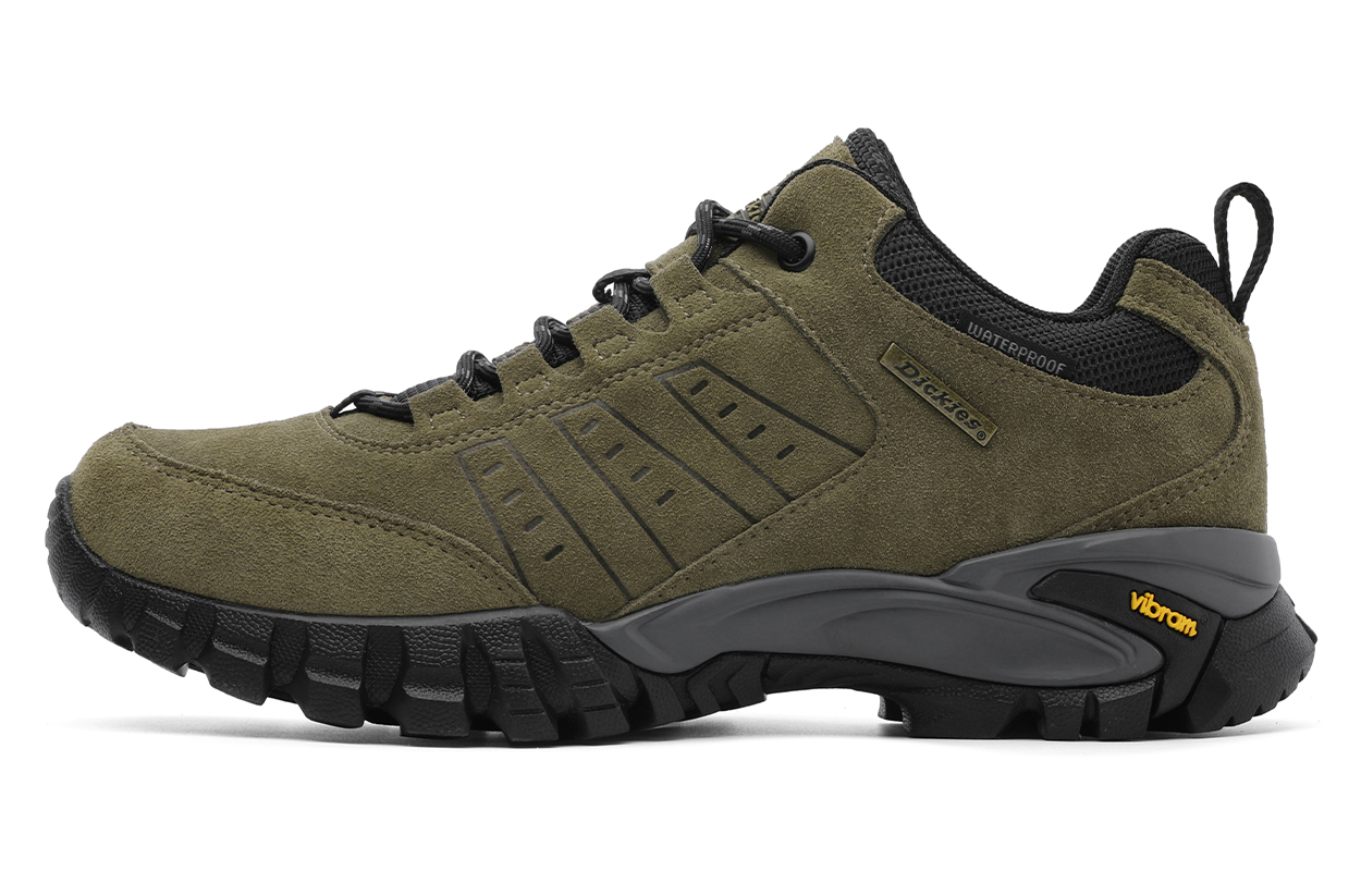 Dickies Fabric Cushioning Abrasion Resistant Cushioning, Wear Resistant Low top Mountaineering Shoes Men’s Army Green