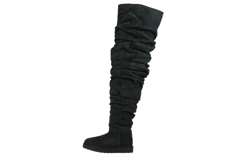 UGG Suede Knee high Boots Women's Black