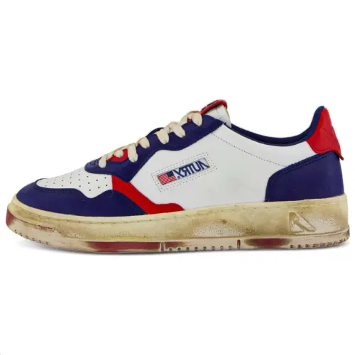 AUTRY Retro Sports Abrasion Resistant Abrasion Resistant Low top Skateboard Shoes Men's Blue