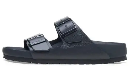 Birkenstock Arizona Logo Engraved Double Buckled Sandals