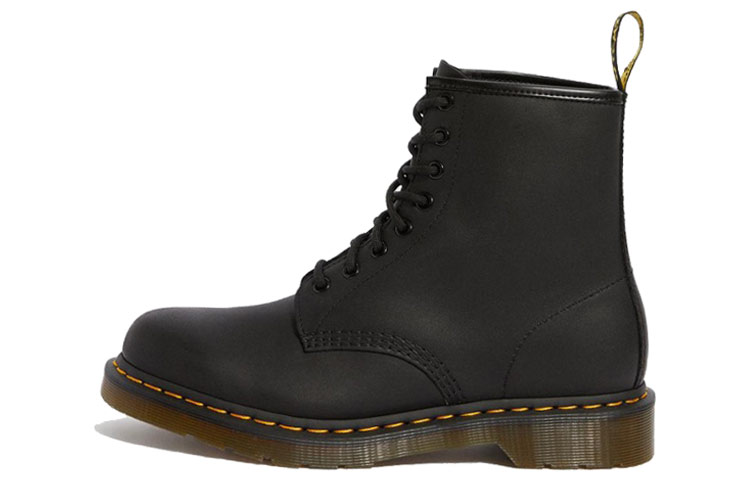 Dr.Martens Martin 1460 кожаный 8 отверстий для улицы для отдыха берцы мужские и женские фасон унисекс черный