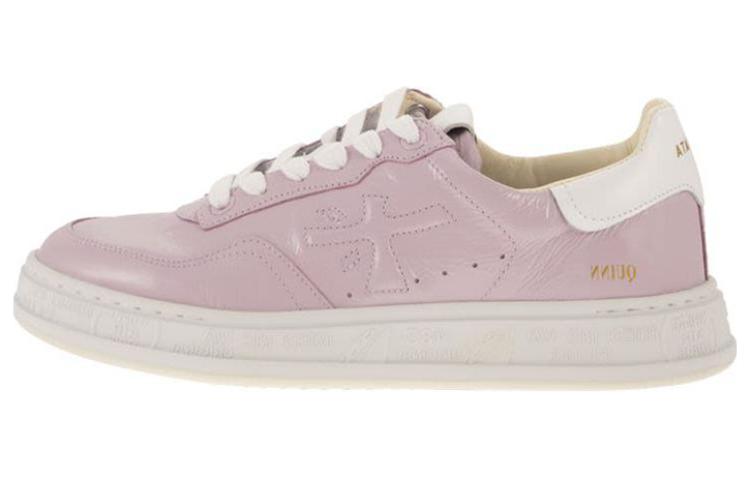 PREMIATA Quinnd Leather Fashion Low top Skateboard Shoes Women's Pink