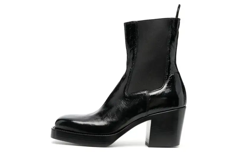 PREMIATA Leather Chelsea Boots Men's Black