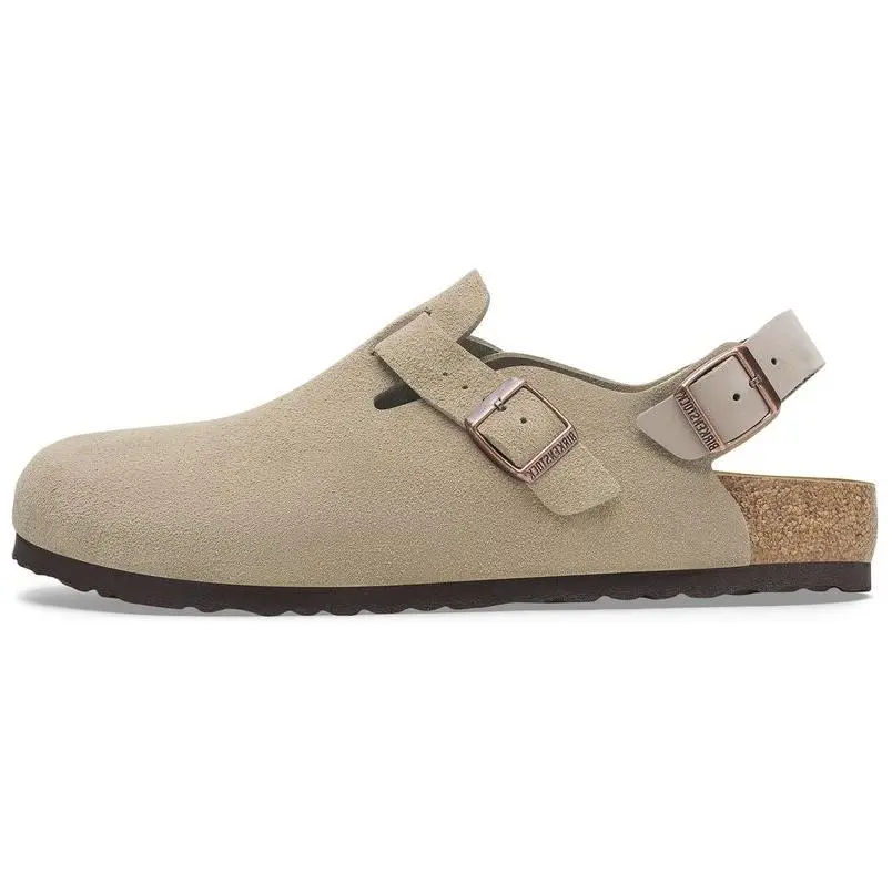 Birkenstock No Special Function Closed Toe Slippers Unisex Taupe