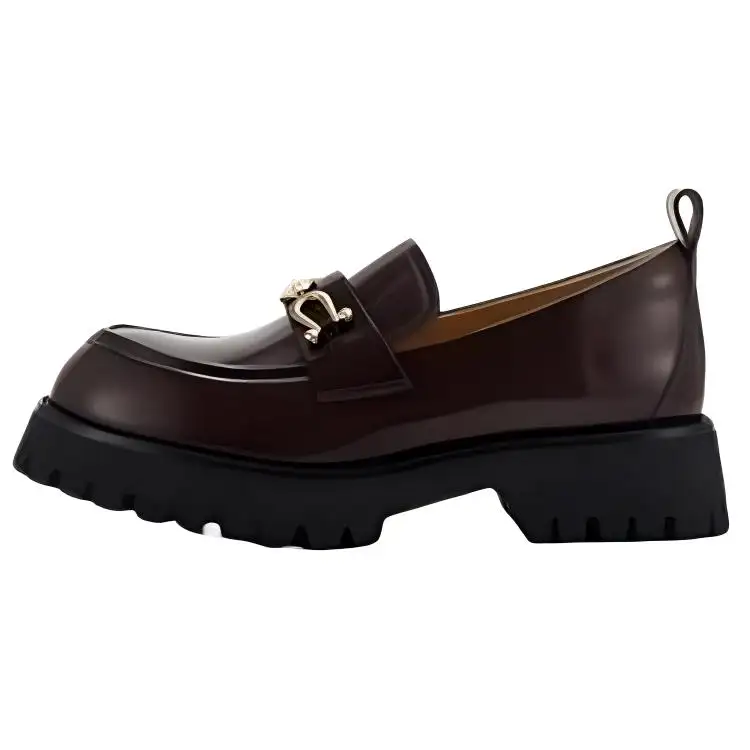 Teenie Weenie Loafers Women's Black/Burgundy