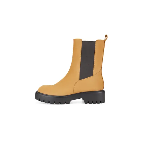 D FUSE SCANDINAVIA Cow Leather Crew Chelsea Boots Women's