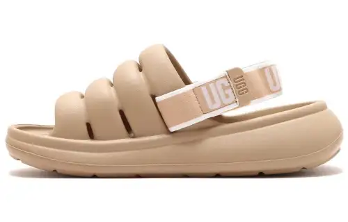 Atmos Pink x UGG Sport Yeah Plastic Stylish Sandal Women's Nude
