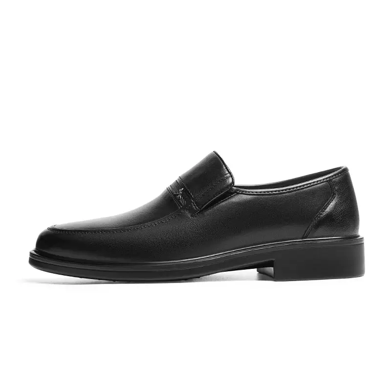 Red Dragonfly cow leather, comfortable soft sole, breathable flat sole, middle-aged and elderly shoes, formal leather shoes, men's style