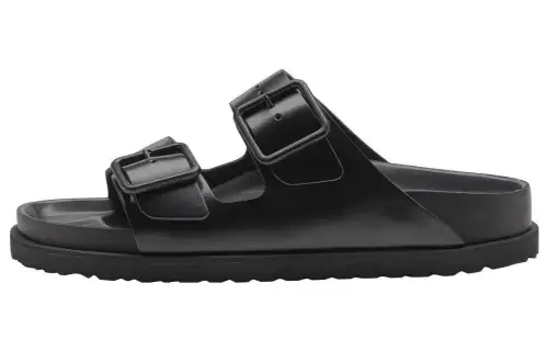 Birkenstock Leather Stylish Sandal Unisex Black