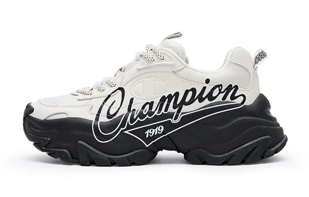 Champion Low top Chunky Sneakers Women's Black White