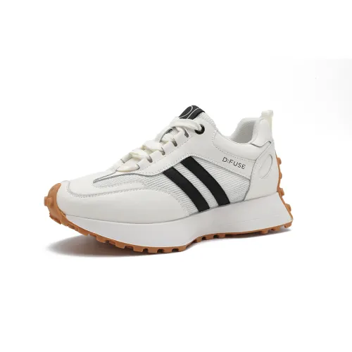 D FUSE SCANDINAVIA Chunky Sneakers Women's Low Top White/Black