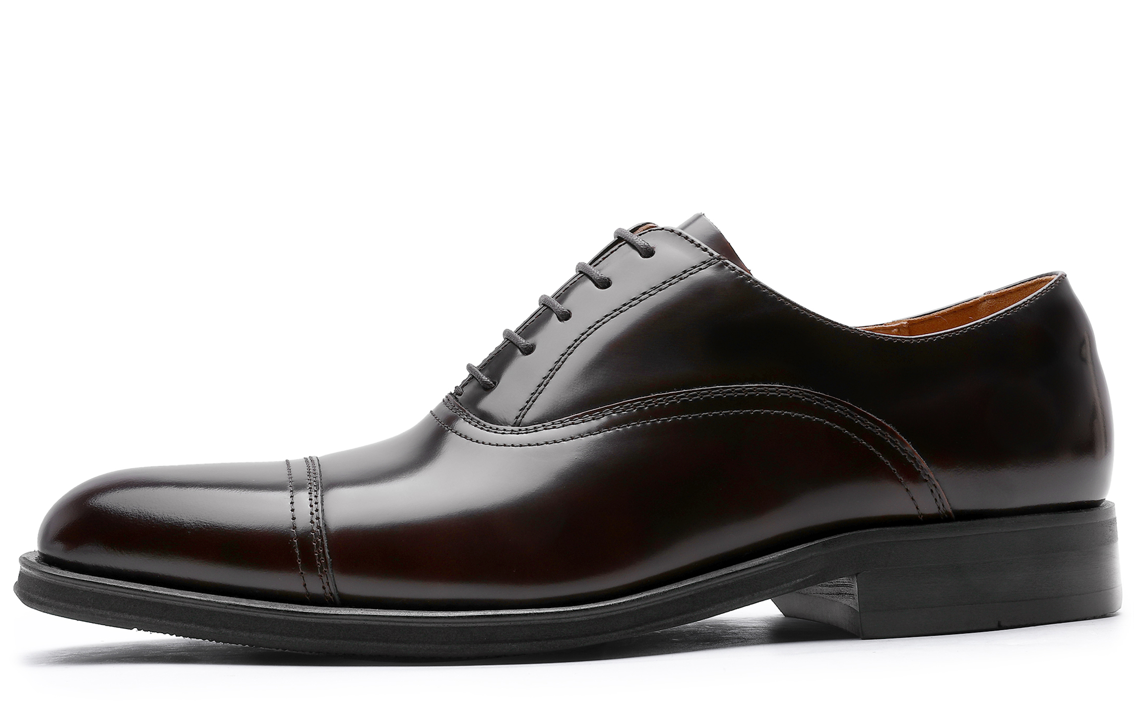 Desai Top Grain Cow Leather Dress Shoes Men's Light Brown