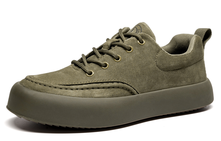 LEAVELAND Pigskin Low top Casual Shoes Men's