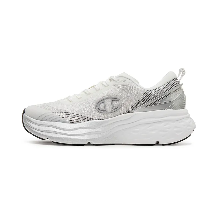 Champion Textile, TPU Low top Running Shoes Men's Champion White/Silver White