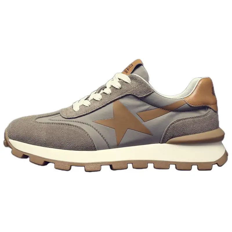 JANE HARLOW Fabric Low top Casual Shoes Men's Apricot