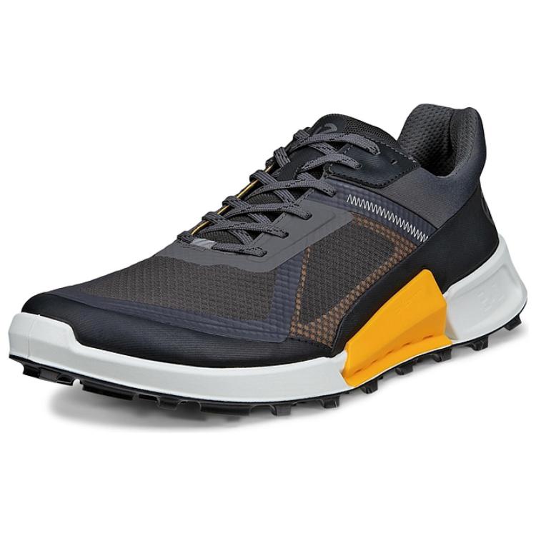 Ecco Low top Mountaineering & Hiking Shoes Men’s Black Gray Orange