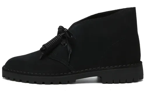 Clarks Desert Rock Ankle Length Outdoor Boots Men's Black