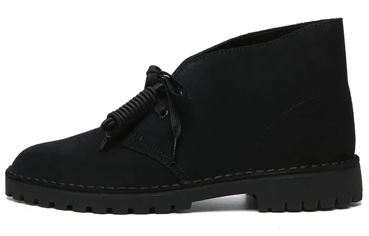 Clarks Desert Rock Ankle Length Outdoor Boots Men's Black