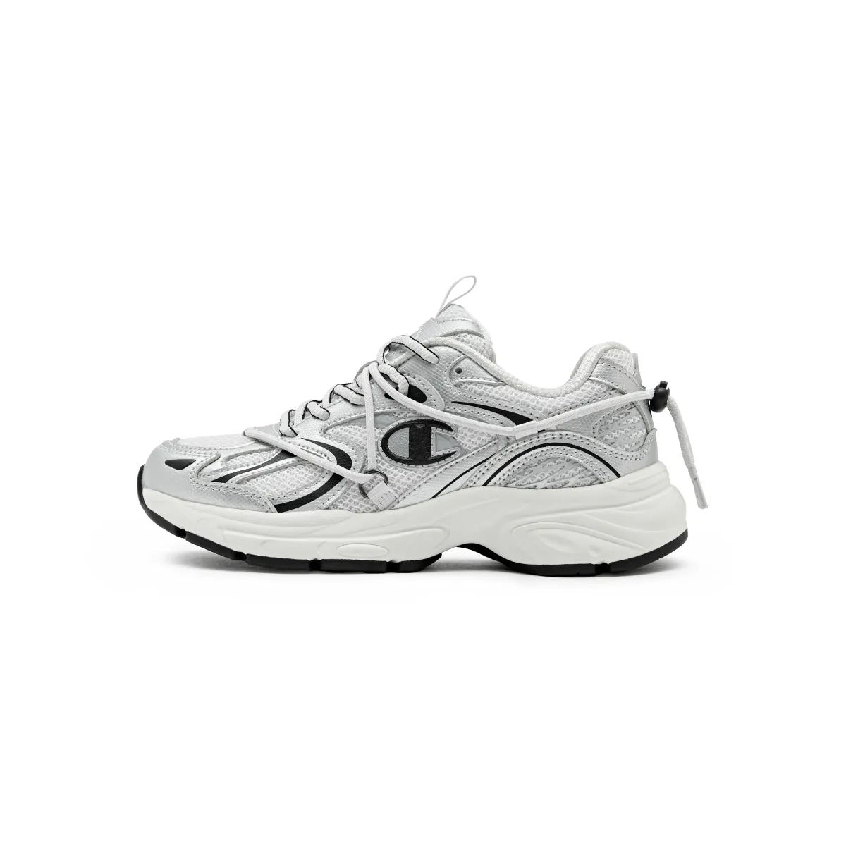 Champion Champ Roaming 1 Abrasion Resistant, Breathable, Lightweight Running Shoes Unisex Silver