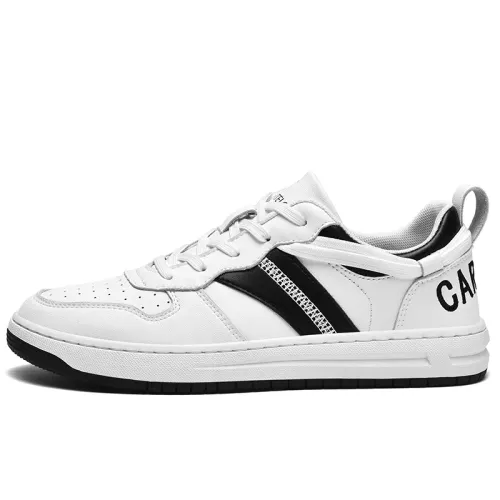 CARTELO Cow Split Leather Slip Resistant, Abrasion Resistant, Lightweight, Breathable Low top Skateboard Shoes Men's