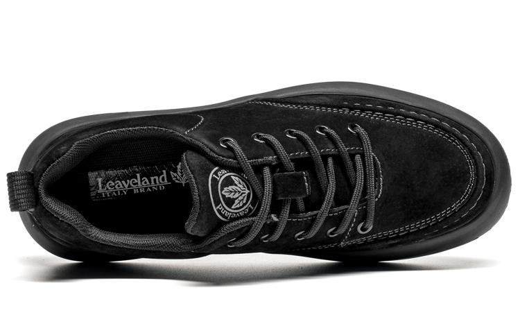LEAVELAND Pigskin Low top Casual Shoes Men's