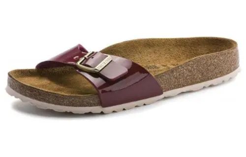 Birkenstock Comfortable Round Toe Slide Slippers Women's Russet
