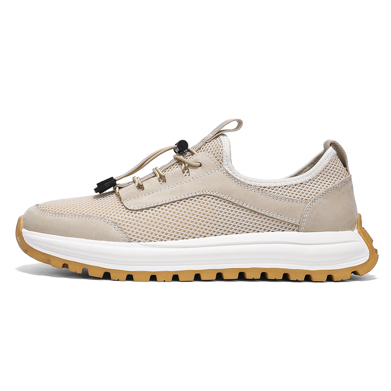 GONGNIULEITING Top Grain Cow Leather Lightweight Low top Casual Shoes Men’s