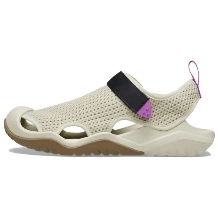 Crocs Slip Resistant Quick Dry Breathable Grip River Trekking Shoes Men's Beige