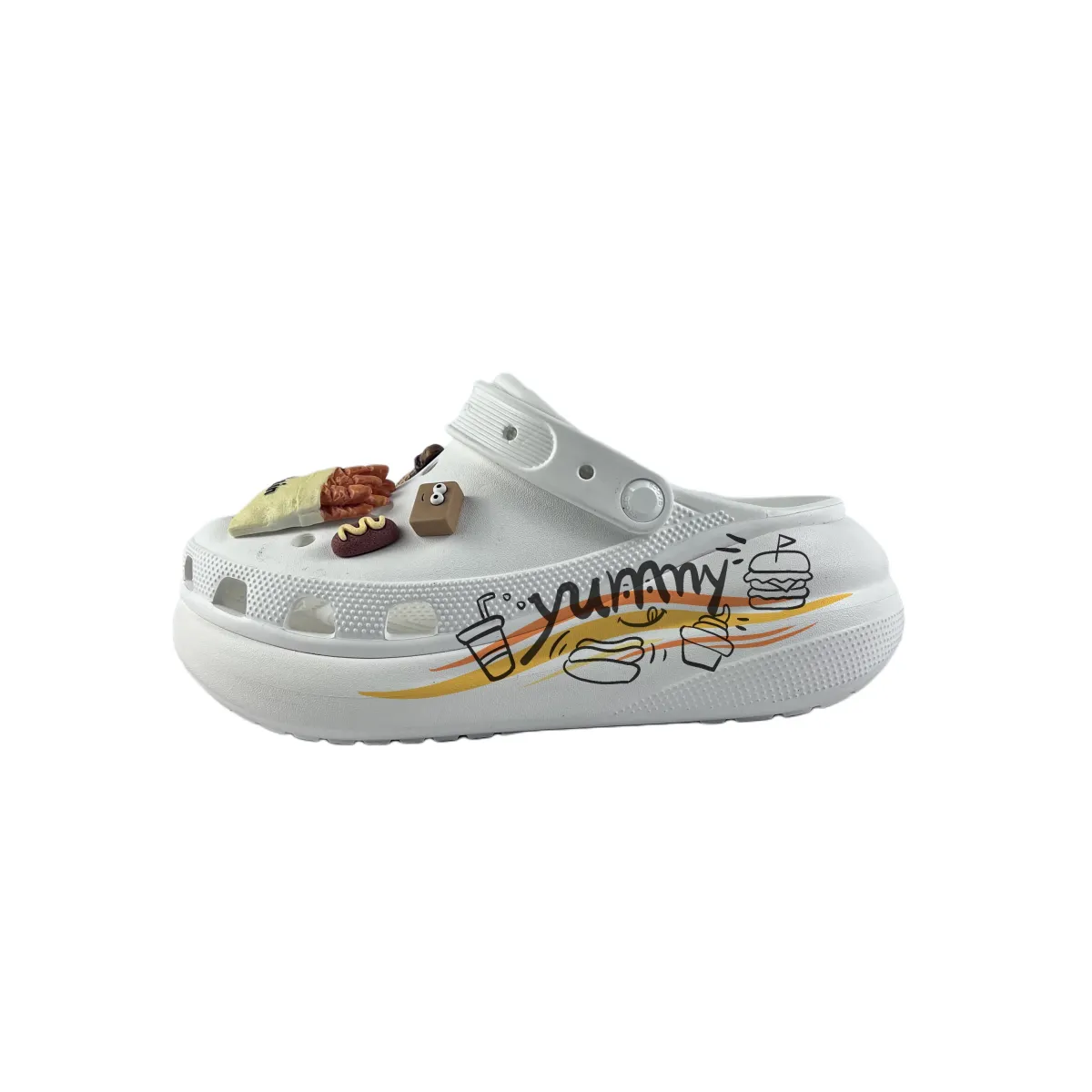 Crocs Crush Clog EVA Clogs Unisex White