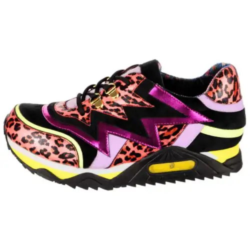 IRREGULAR CHOICE Slip Resistant Low top Casual Shoes Women's Pink
