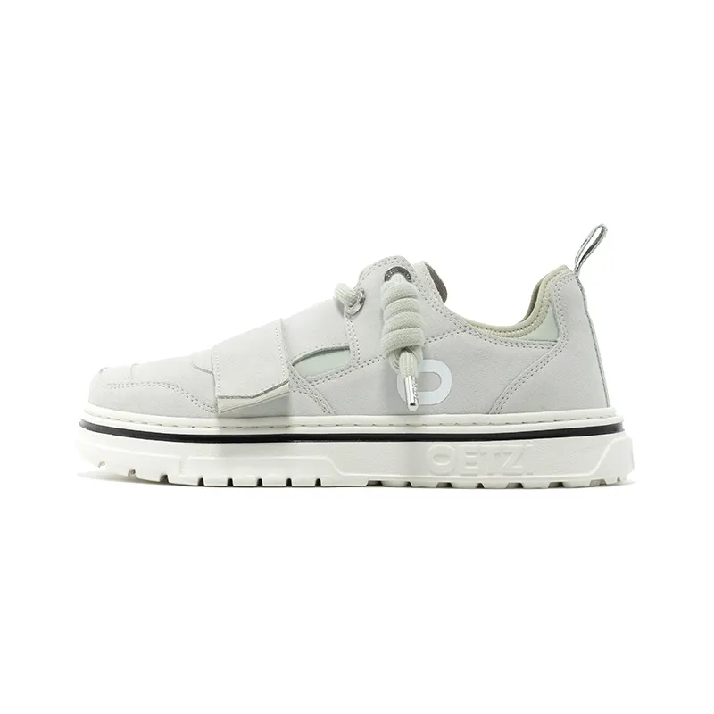 OETZI Skateboard Shoes Unisex Low Top Gray