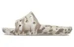 Crocs Classic Marbled Sandals 'White Brown'