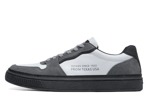 Dickies Microfiber Leather Low top Skateboard Shoes Men's Gray