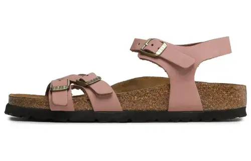 Birkenstock Cow Suede Stylish Sandal Women's Pink Narrow