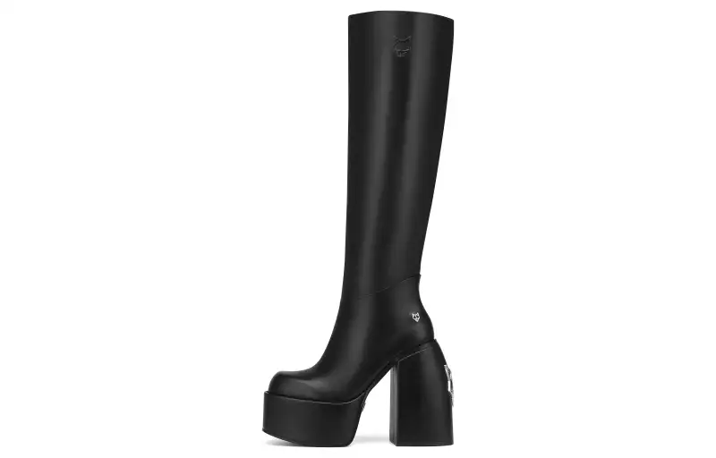 Naked Wolfe Special Classic And Versatile Knee high Boots 13cm Women's Black