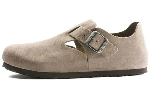 Birkenstock London Suede Leather 'Taupe'